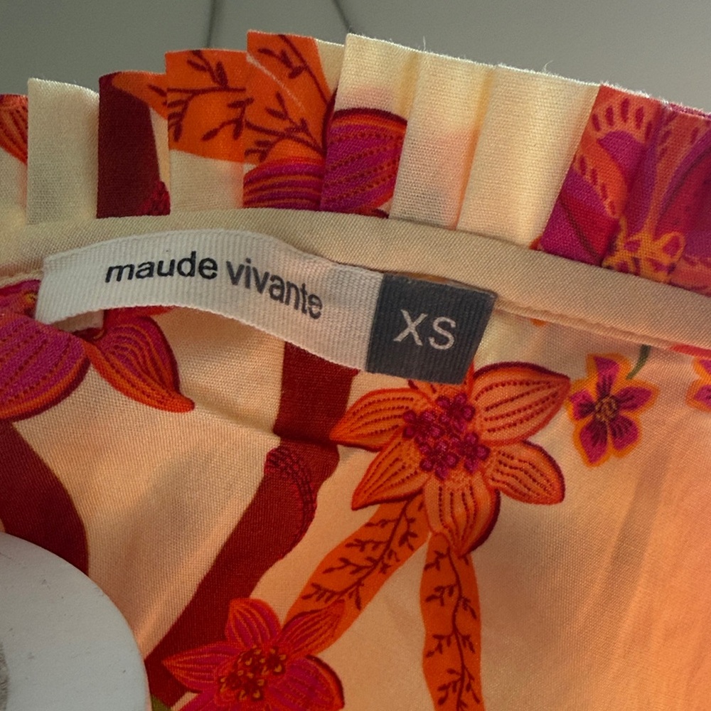 Maude Vivante Vibrant Floral Blouse - Picture 5 of 8